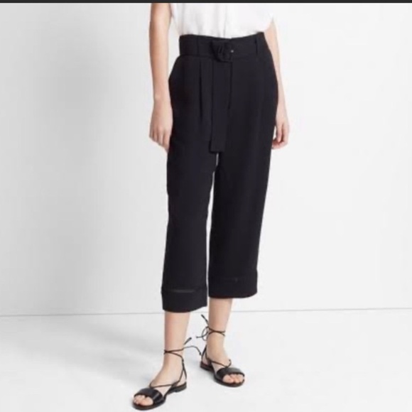 𝅺BNWOT Club Monaco Ayto belted pant in black - Picture 11 of 11